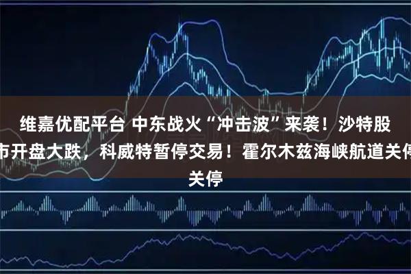 维嘉优配平台 中东战火“冲击波”来袭！沙特股市开盘大跌，科威特暂停交易！霍尔木兹海峡航道关停